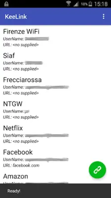 KeeLink android App screenshot 1